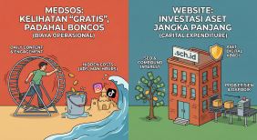 website vs medsos