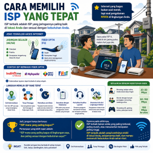 Cara memilih ISP rumahan